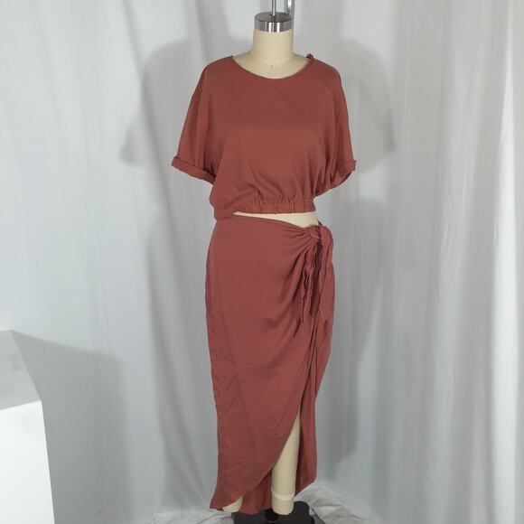 Free People 'Rae' Maxi Red Maxi Size S - Picture 2 of 6